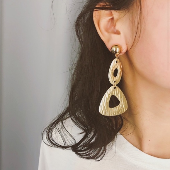 Lagom Studio Jewelry - 💕Last one Geometric Design Hoops